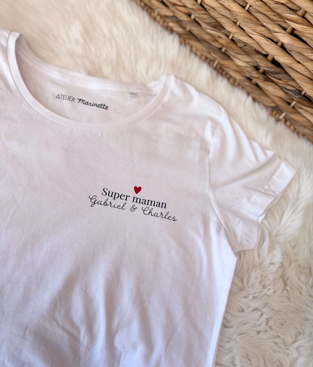 Camille le tshirt pour toute la famille Tenue matchy papa maman bébé