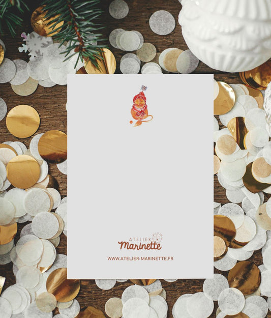 Family Christmas greeting card