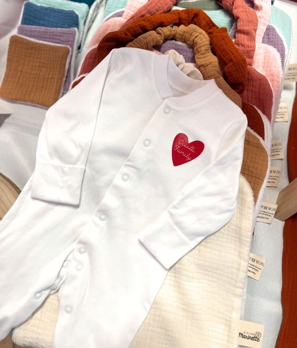 Nina the heart pajamas