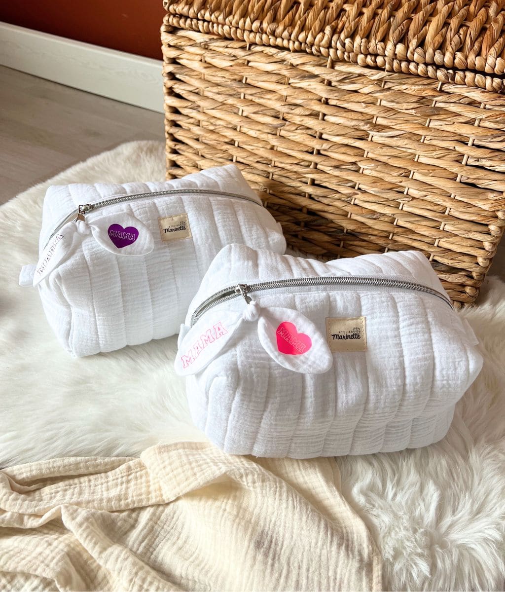 Paulette la trousse de toilette Mama Love Idée Cadeau Fête des