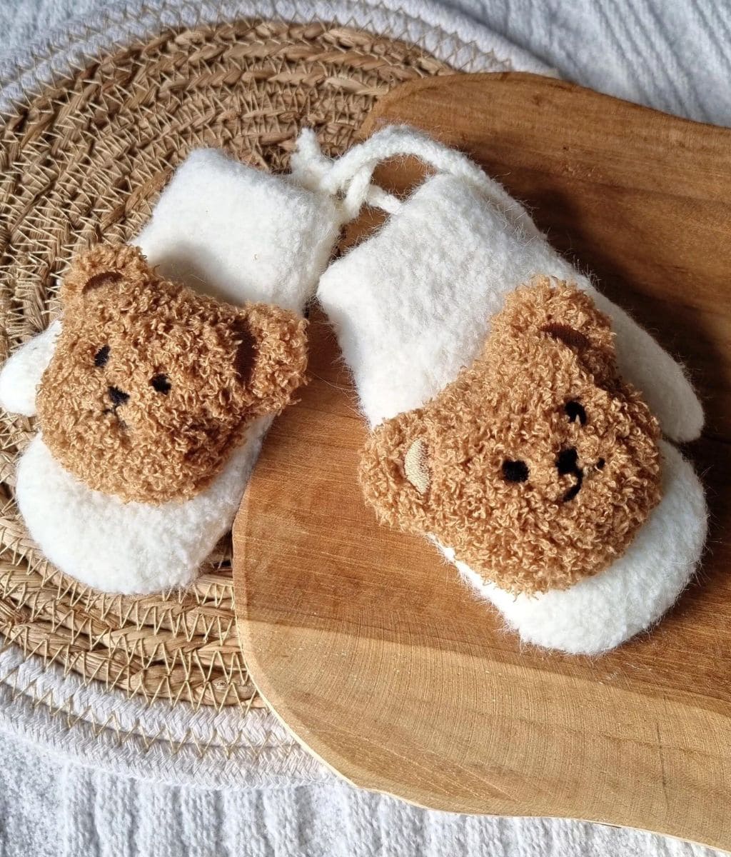 Suzon Teddybär-Fäustlinge