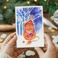 Merry Christmas greeting card