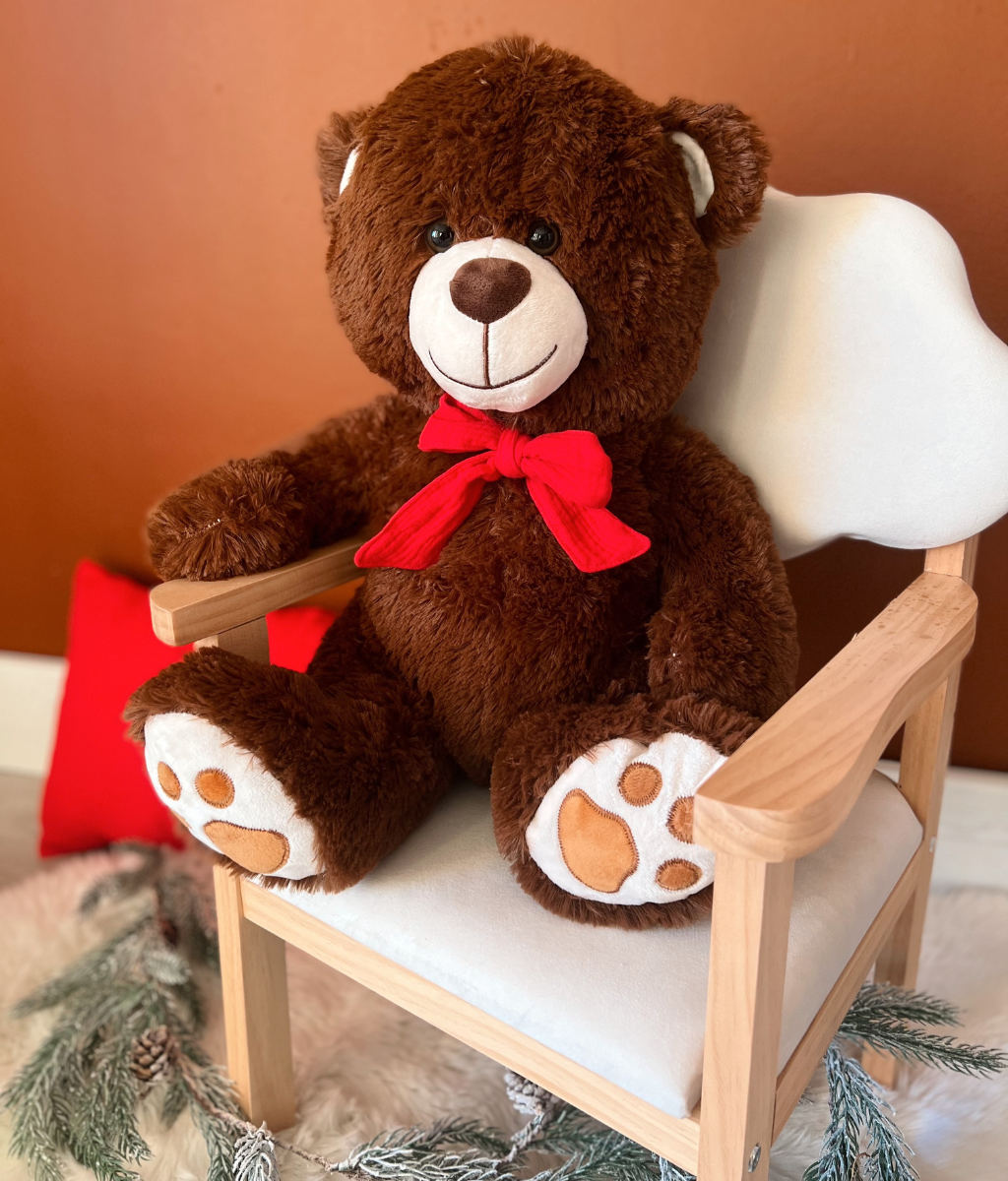 Apollon la peluche ourson personnalisée - Cadeau de Noël bébé